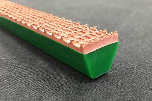 PU supergrip belt with rubber grip